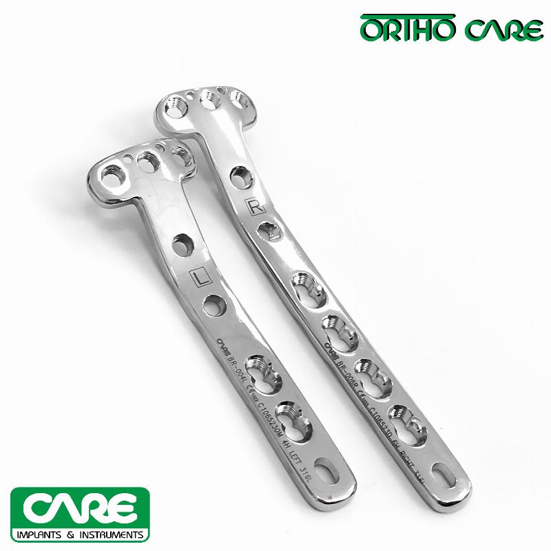 Пластина гомілкова проксимально-медіальна з кутовою стабільністю під гвинти 4,5 мм - ліва